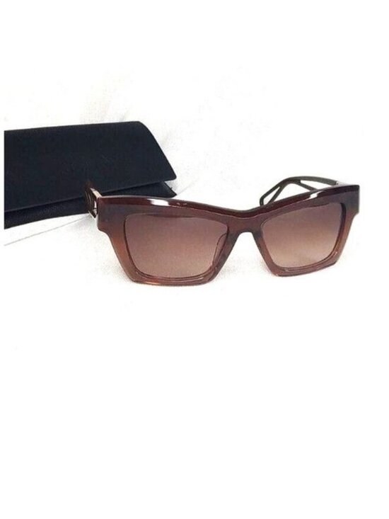 Furla Sunglasses SFU465 De Rigo Rem Cat Eye Brown Designer NEW main image 9